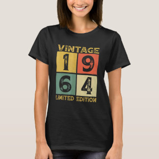 T-shirt 58 ans Retro 1964 58e anniversaire