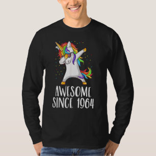 T-shirt 58e anniversaire Unicorn Dab Awesome depuis 1964