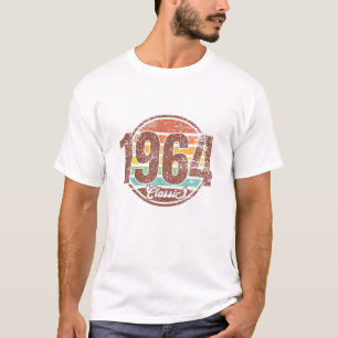 T-shirt 58E Anniversaire Vintage 1964 Classic Retro Annive