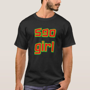 T-shirt 590 Girl Guadeloupe  UPLG Flag