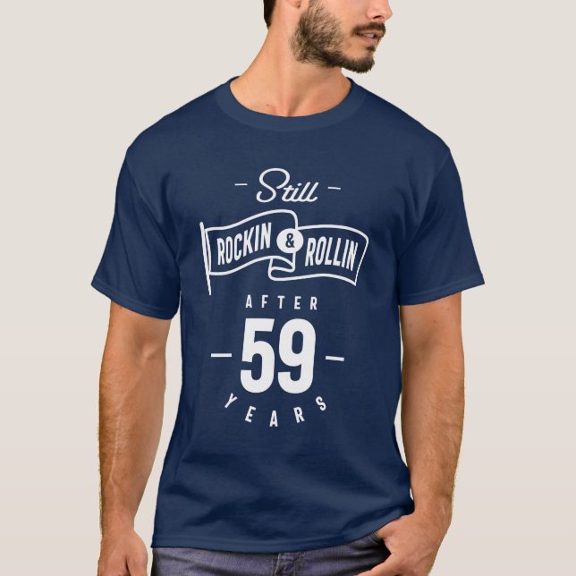 T-shirt 59 Ans 59e Anniversaire Drôle Cadeau (Devant)