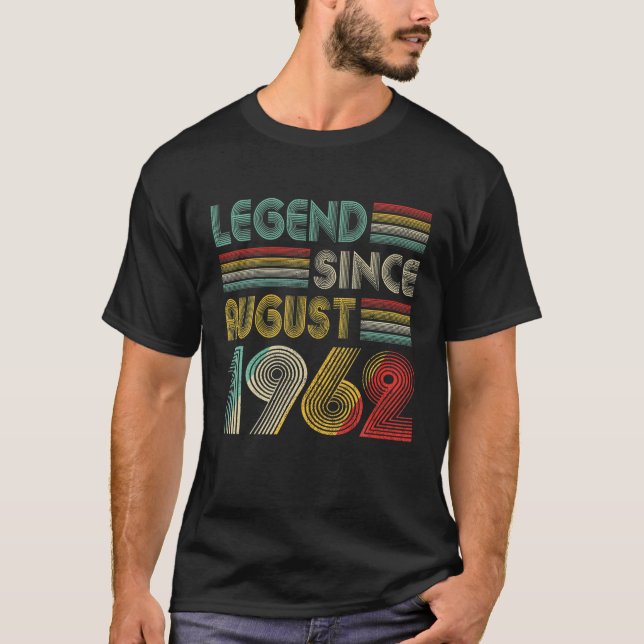 T-shirt 59 Ans Août 1962 Edition Limitée 59E Oiseau (Devant)