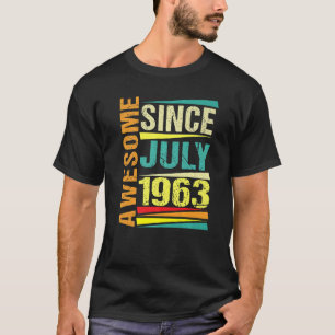 T-shirt 59 Ans Légende depuis juillet 1963 59e Anniversair