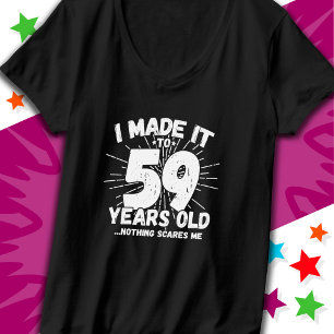 T-shirt 59 Ans Mème Sarcastique drôle 59ème Anniversaire