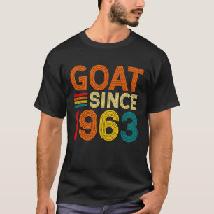 T-shirt 59e anniversaire 59 ans GOAT depuis 1963