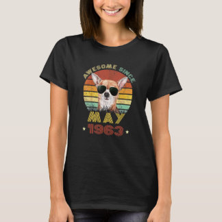 T-shirt 59e anniversaire Love Chihuahua Chiens 59 ans depu