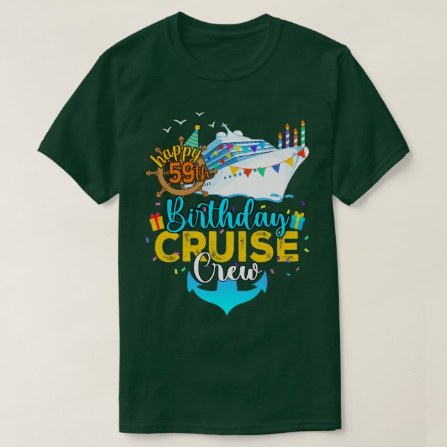 T-shirt 59e équipage de croisière (Design devant)