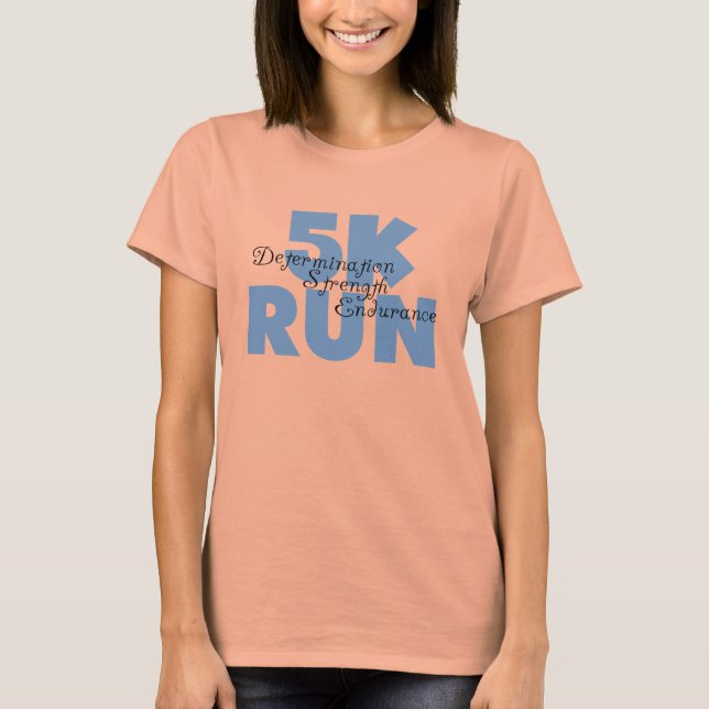 T-shirt 5 00bleu (Devant)