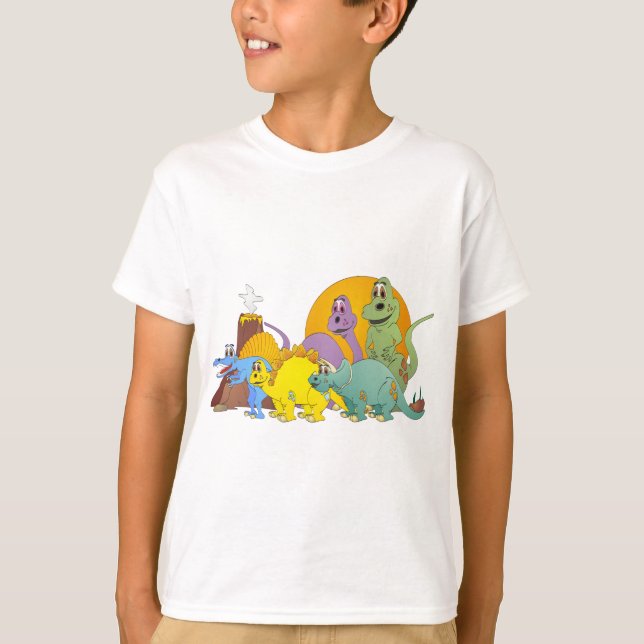T-shirt 5 Amis Dinosaures (Devant)