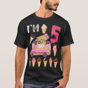 T-shirt 5 Anniversaire Crew Ice Cream Camion Im 5 Annivers