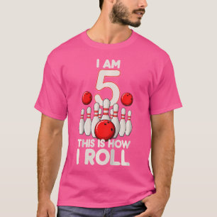 T-shirt 5 Ans Bowling Party 5E Anniversaire C'Est Comment 