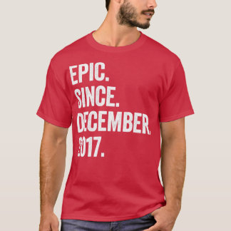 T-shirt 5 Ans Décembre 2017 5e Anniversaire3