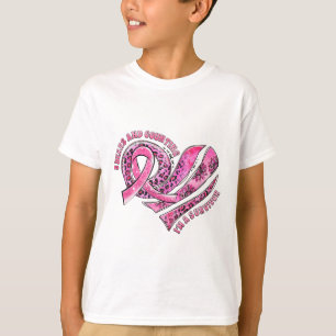 T-shirt 5 ans et compter Je suis un survivant Cancer du se