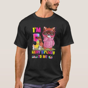 T-shirt 5 ans fille princesse Little Red Panda 5e Bir