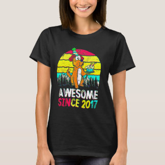 T-shirt 5 ans stupéfiant depuis 2017 5e anniversaire Vinta