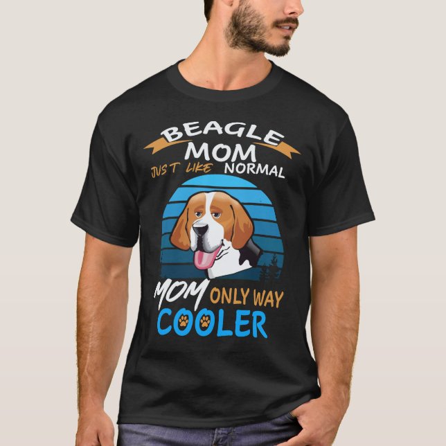 T-shirt 5 Beagle Maman Glacière Beagle (Devant)