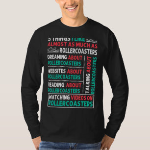 T-shirt 5 Choses que j'aime à propos du Dessous de verre à
