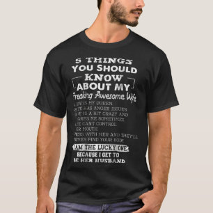 T-shirt 5 choses que vous devriez savoir sur mon truc géni