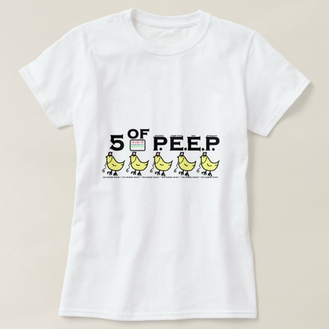 T-shirt 5 de P.E.E.P. (Design devant)