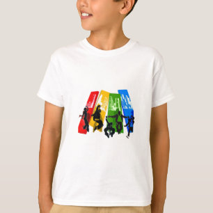 T-shirt 5 hip hop de danse