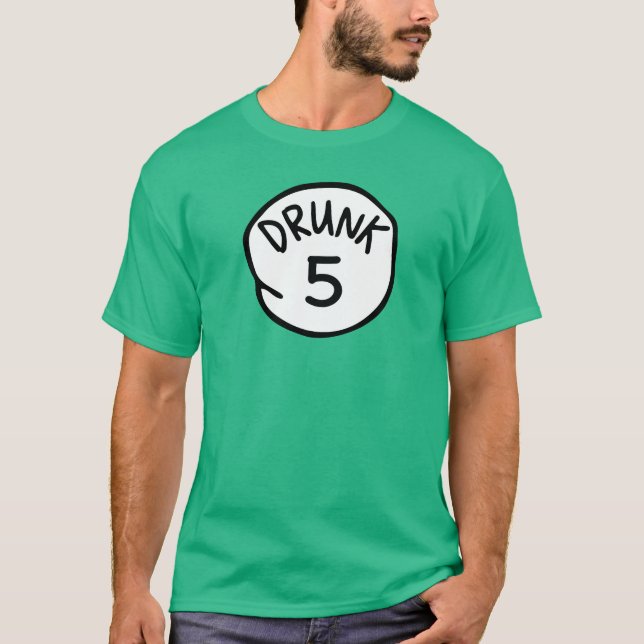 T-shirt 5 ivres (Devant)