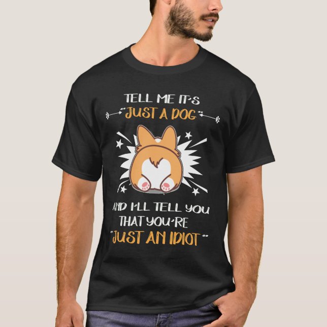 T-shirt 5 Juste Un Idiot (Devant)