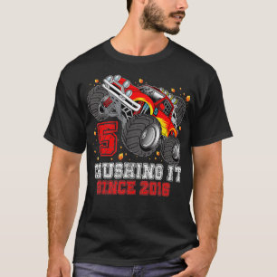 T-shirt 5 Le broyer depuis 2016 Monster Truck Lover 5th B