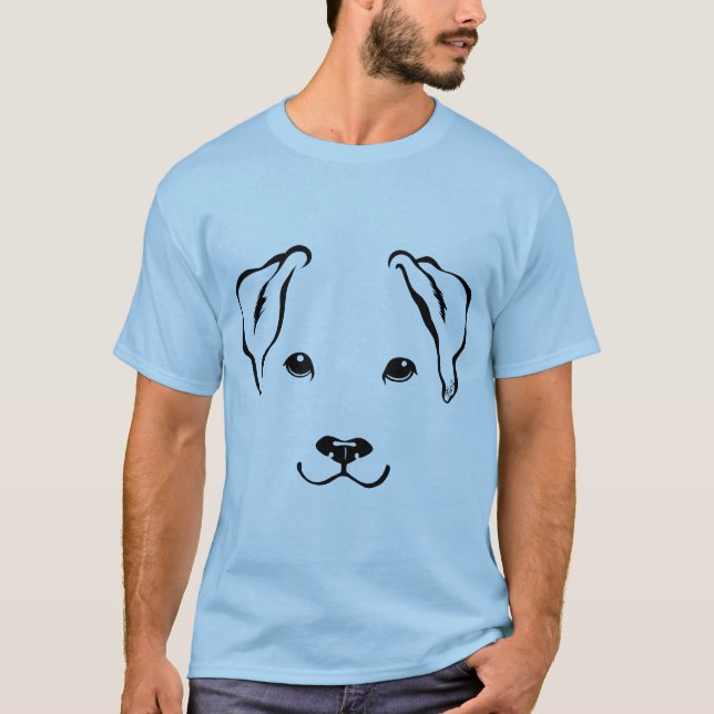 T-shirt 5 lignes tirées par la main Un-de-un-Aimables (Devant)