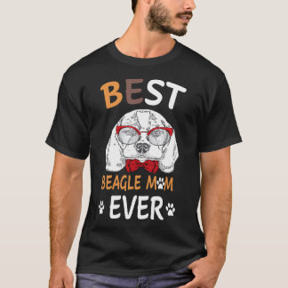 T-shirt 5 Meilleure Maman Beagle Jamais