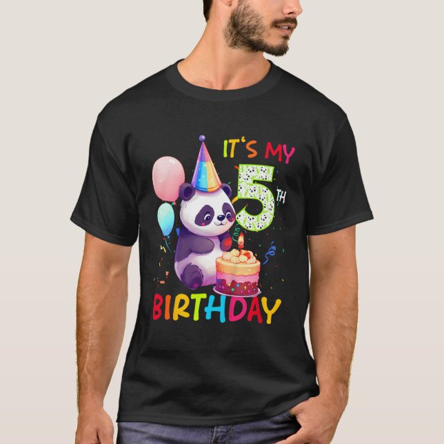 T-shirt 5 Panda 5E Panda (Devant)