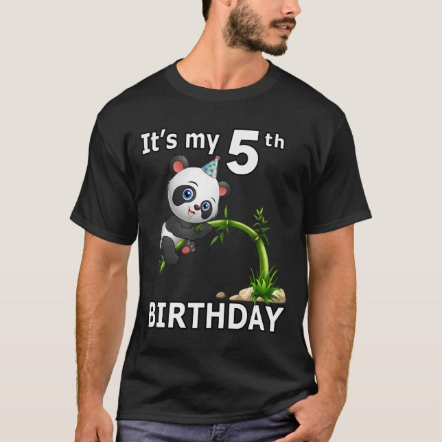 T-shirt 5 Panda 5ème Py Animal Panda (Devant)