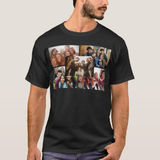 T-shirt 5 photo Collage Personnalisé Personnalisé