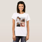 T-shirt 5 photo Collage personnalisé Personnalisé (Devant entier)