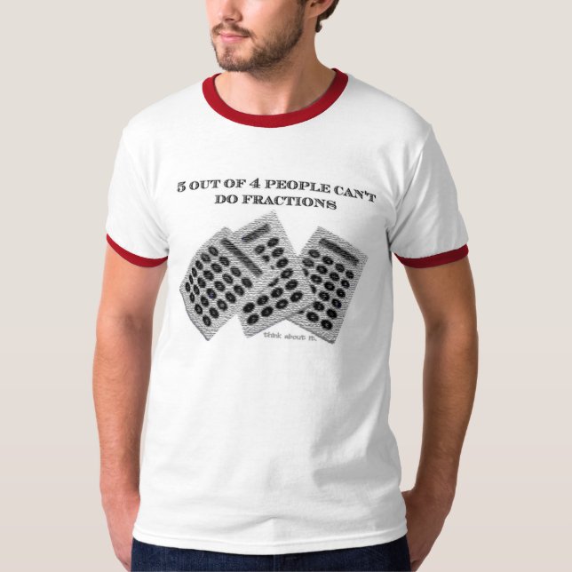 T-shirt 5 sur 4 personnes (Devant)