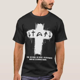 T-shirt 5 Symboles de l'Évangile Il est venu Il est mort I