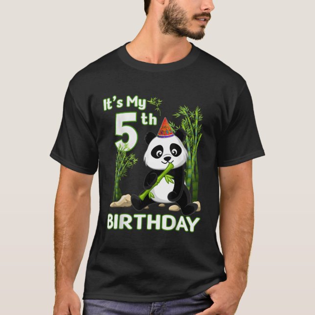 T-shirt 5E 5 Py Animal Panda (Devant)