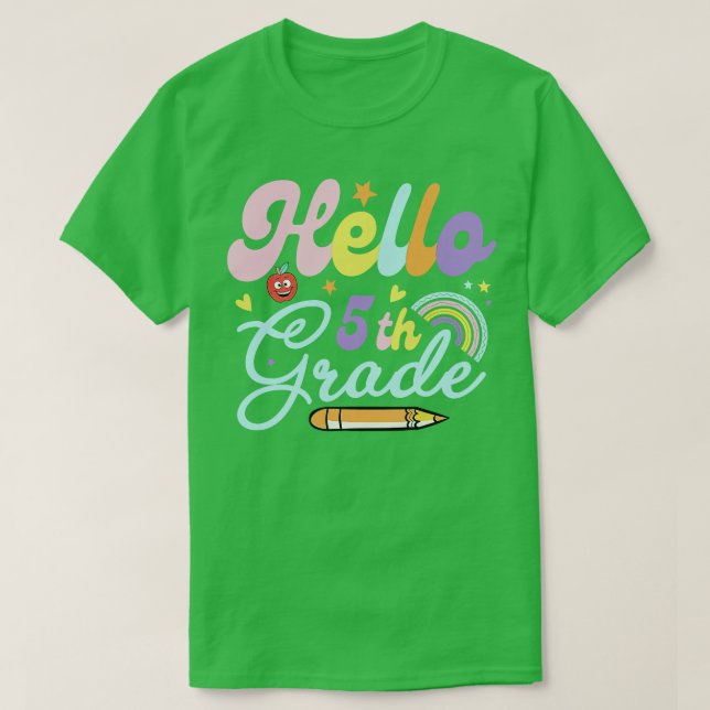 T-shirt 5e année 3e (Design devant)