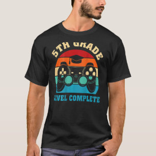 T-shirt 5e année Niveau Complet 5e année Gamer Dernier jou