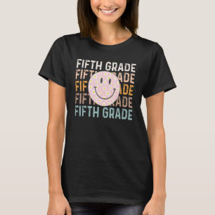 T-shirt 5e année Vintage Rétro 5e année Retour à l'école