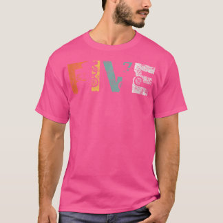 T-shirt 5E Anniversaire Bmx Cinq