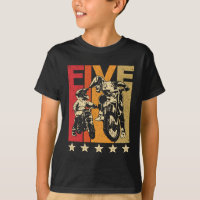 5e anniversaire Cadeau Dirt Vélo 5 ans Motocross 