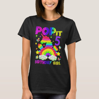 T-shirt 5e anniversaire Jouet Fidget Pop It Anniversaire F