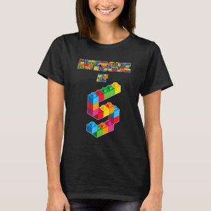 T-shirt 5e anniversaire Magnifique à 5 ans bâtiment