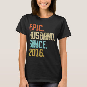 T-shirt 5e anniversaire Mariage pour lui Mari épopé depuis