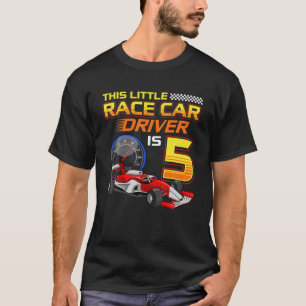 T-shirt 5E Anniversaire Pilote De Course 5 An Racing Old T