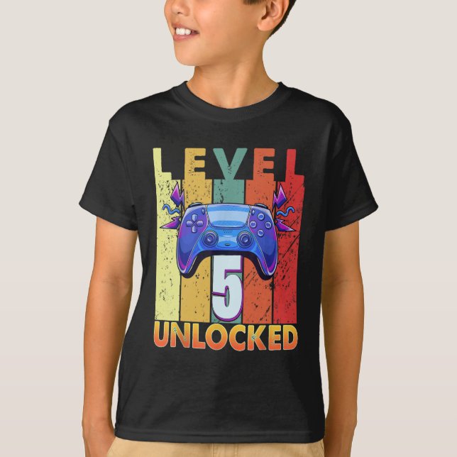 T-shirt 5e anniversaire Trending Vintage (Devant)