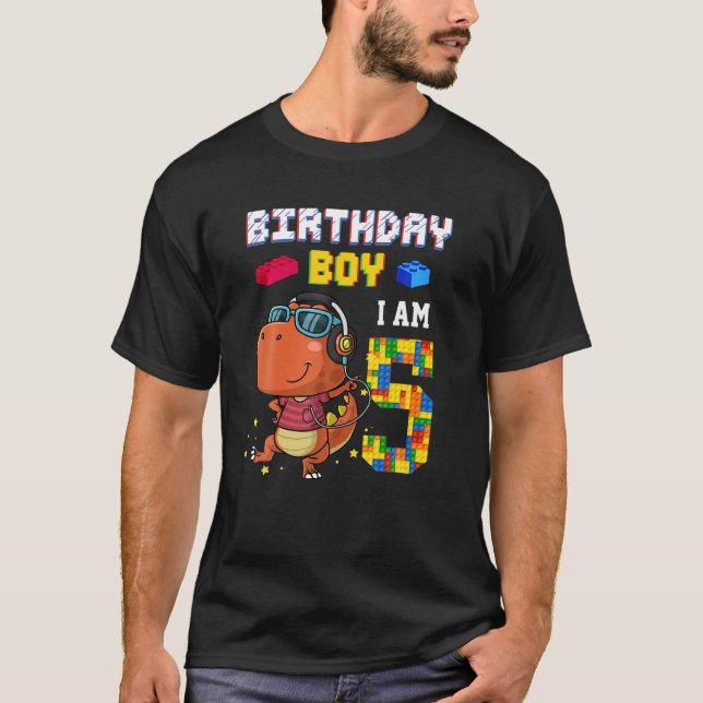 T-shirt 5e Birthday (Devant)