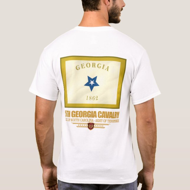 T-shirt 5e cavalerie de Géorgie (Dos)