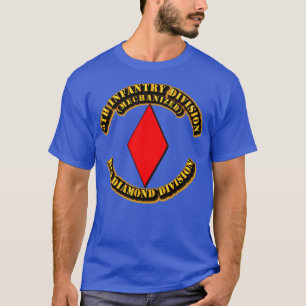 T-shirt 5e division d'infanterie Division de diamant rouge