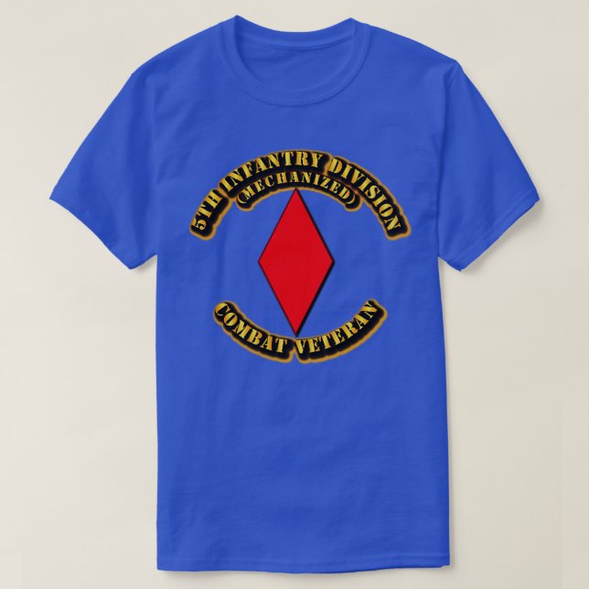 T-shirt 5e division d'infanterie Vétérinaire de combat (Design devant)